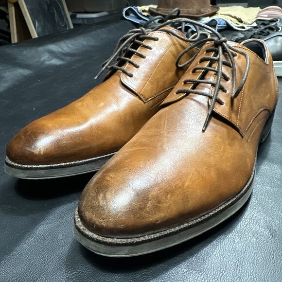 Cole Haan Men's 11.5 Grand 360 Brown Leather Cap Toe Oxford Dress Shoes - BP - Picture 3 of 14